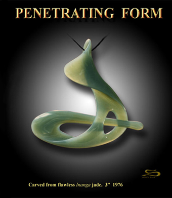 Carved Jade Penetrating Form